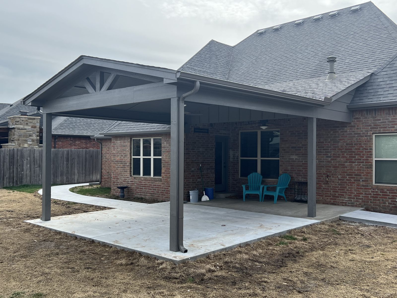 A finished Precise Roofing & Contracting project